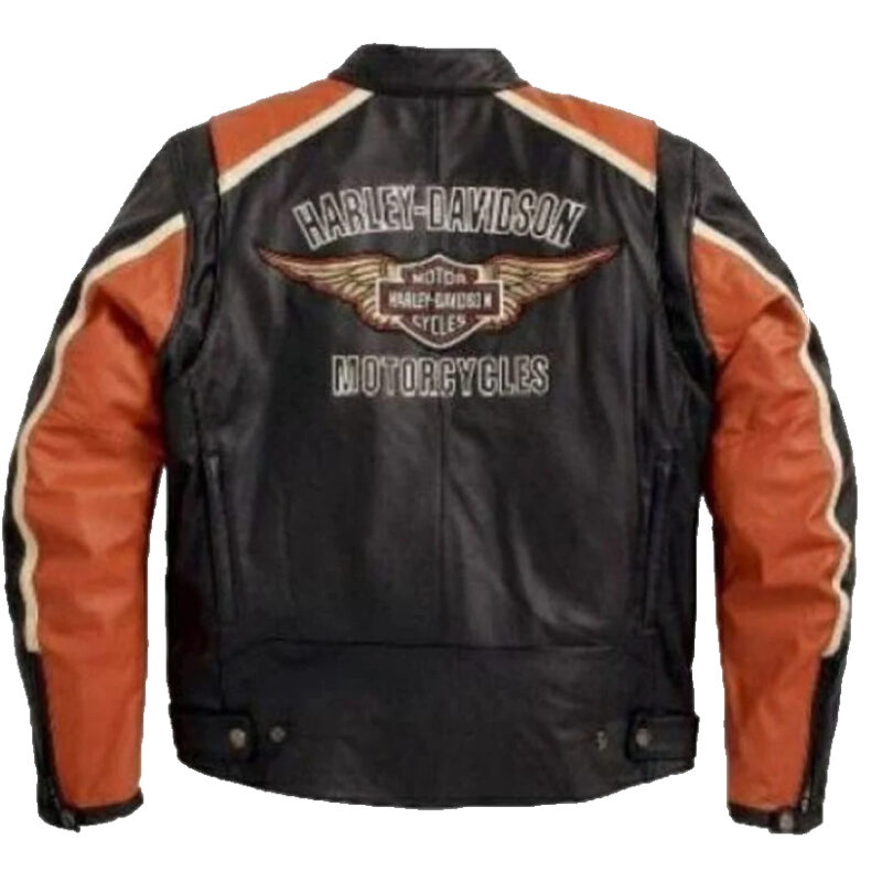Harley Davidson classic cruiser Leather jacket