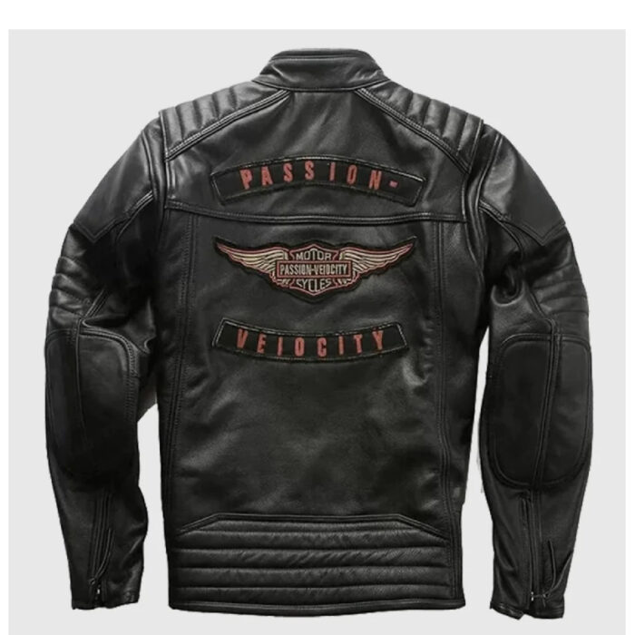 Passion Velocity Harley Davidson Leather Jacket In Black