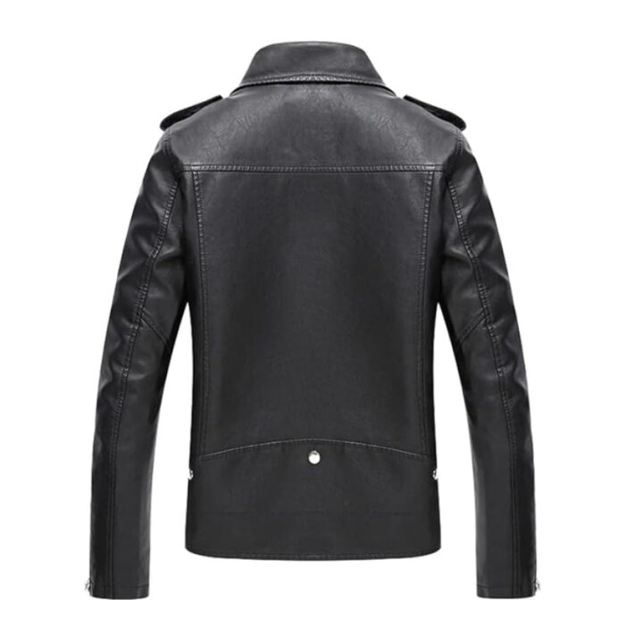 Unique Men's Fashion Motorcycle Leather Jacket