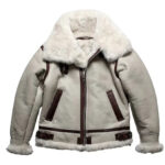 B3 Bomber Shearling Winter Leather Jacket