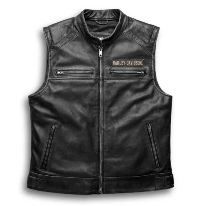 Men’s Passing Link Leather Vest