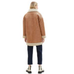 New Classic Brown Shearling Coat