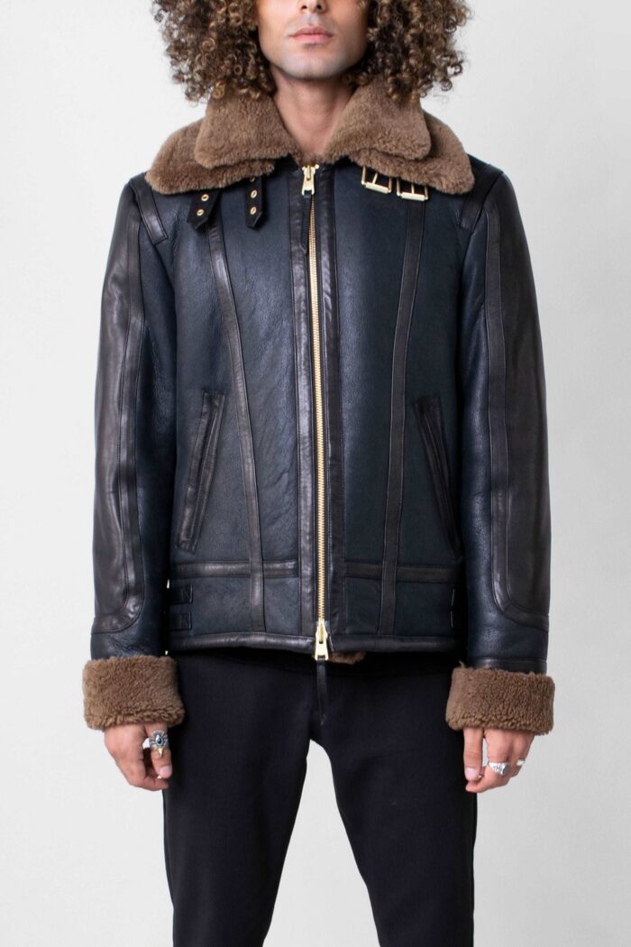 Men's Sheepskin Shearling Leather Jacket