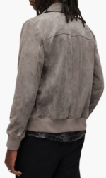 Men's Bomber Suede Leather Jacket