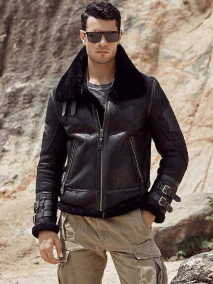 Men's B3 Aviator Shearling Leather Jacket