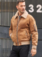 Men's Shearling B3 Aviator Leather Jacket