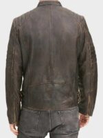 Men's Vintage Cafe Racer Leather Jacket