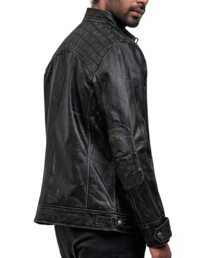 Men's Vintage Motorcycle Leather Jacket