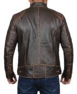 Men's Vintage Motorcycle Leather Jacket