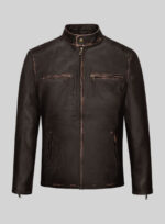 Men's Motorcycle Vintage Leather Jacket