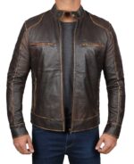 Men's Vintage Motorcycle Leather Jacket