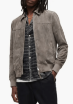 Men's Bomber Suede Leather Jacket