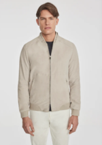 Men's Bomber Suede Leather Jacket