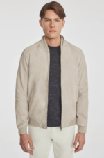 Men's Bomber Suede Leather Jacket